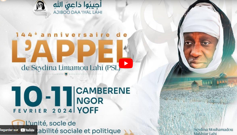 144e Appel de Seydina Limamou Laye: Suivez en direct sur Senego-TV, le Yoor Yoor à Diamalaye…