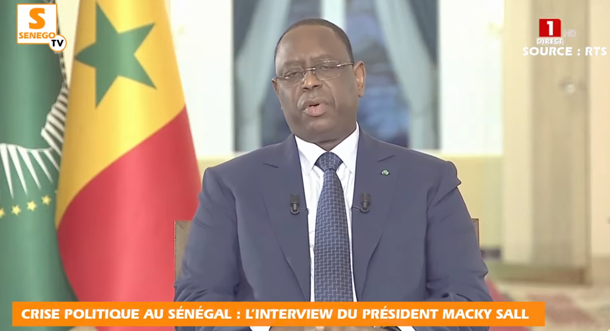 Crise politique au Sénégal : Suivez l’interview de Macky Sall (Senego TV)