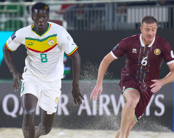 Coupe du monde de Beach Soccer: Les lions du Sénégal battus d’entrée par la Biélorussie (4-6)