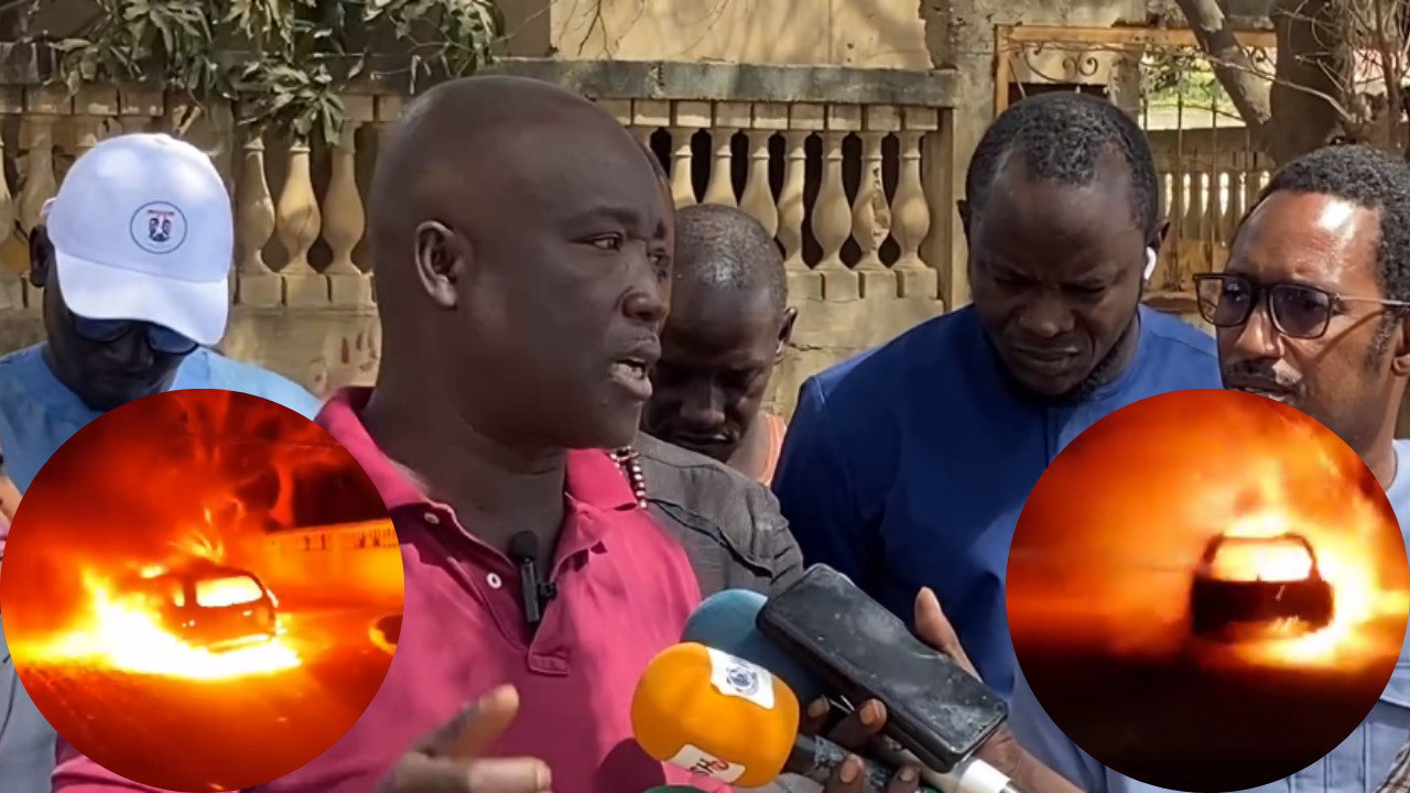 Mbour: La voiture du coordonnateur du comité électoral de « Diomaye président » incendiée (Vidéo)