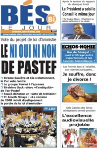 Une des journaux du mercredi 06 mars 2024