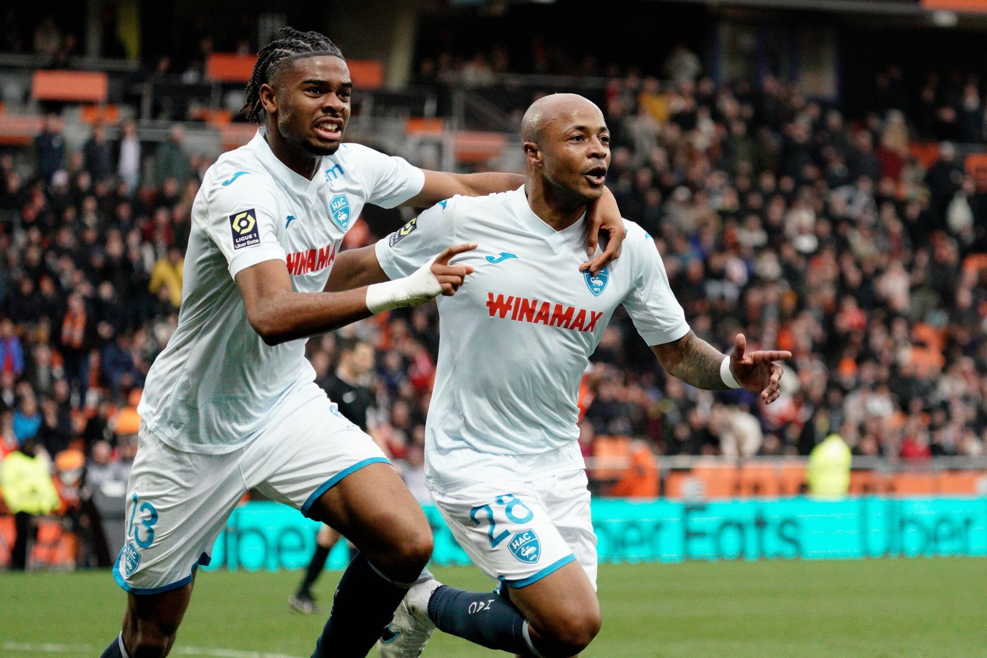 André Ayew atteint les 50 buts en Ligue 1 malgré la défaite de Le Havre