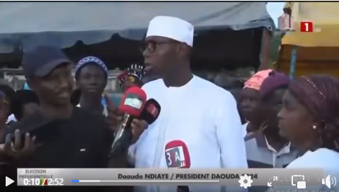 Daouda Ndiaye, candidat à la présidence, dénonce la corruption et promet le développement local