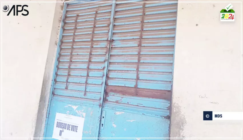Fermeture des bureaux de vote à École 3 A de Pikine Est, Dakar