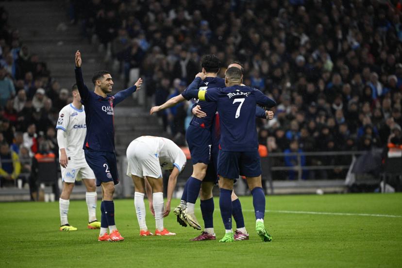 Le PSG triomphe de l’OM au Vélodrome malgré un joueur en moins