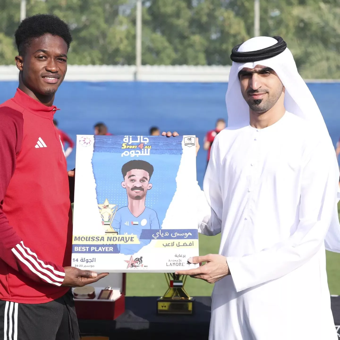 Moussa Ndiaye, étoile sénégalaise, élu meilleur joueur de la journée en UAE League