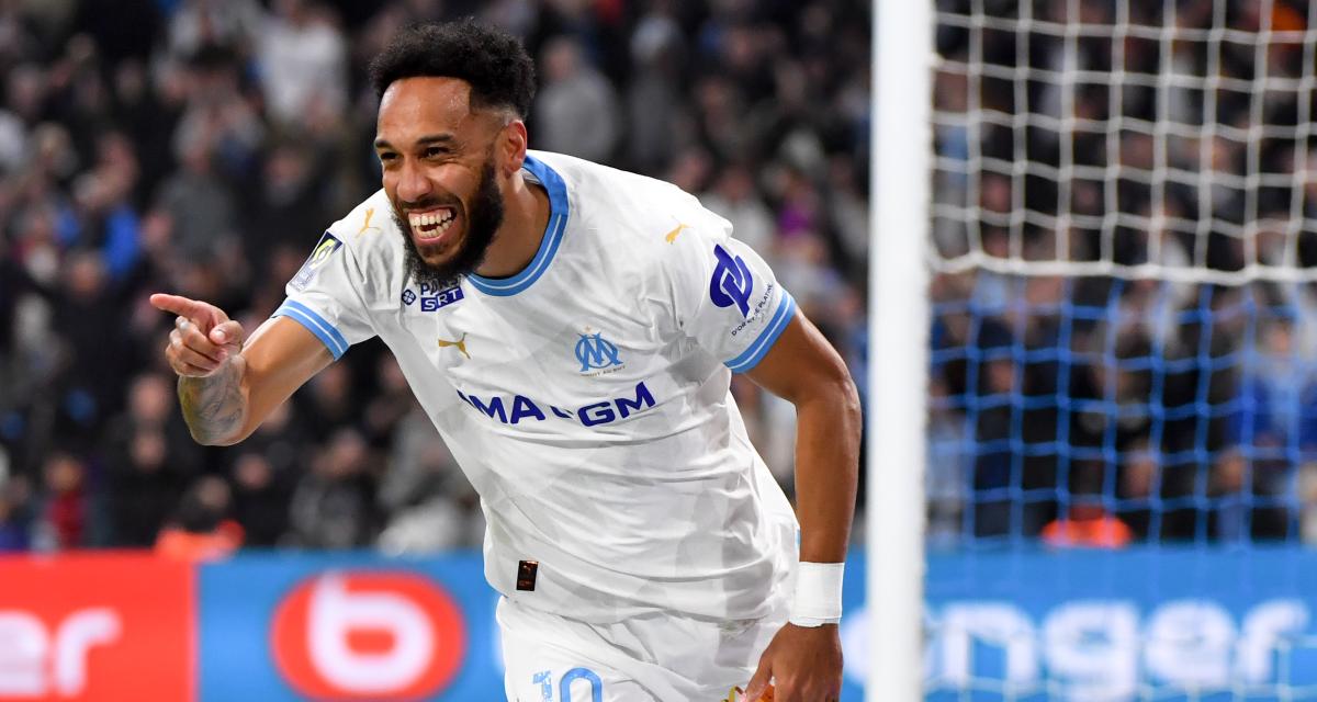 OM s’impose contre Nantes avec un doublé d’Aubameyang