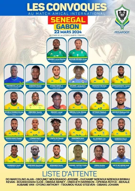 Photo: Aubameyang absent de la sélection gabonaise pour le match contre le Sénégal