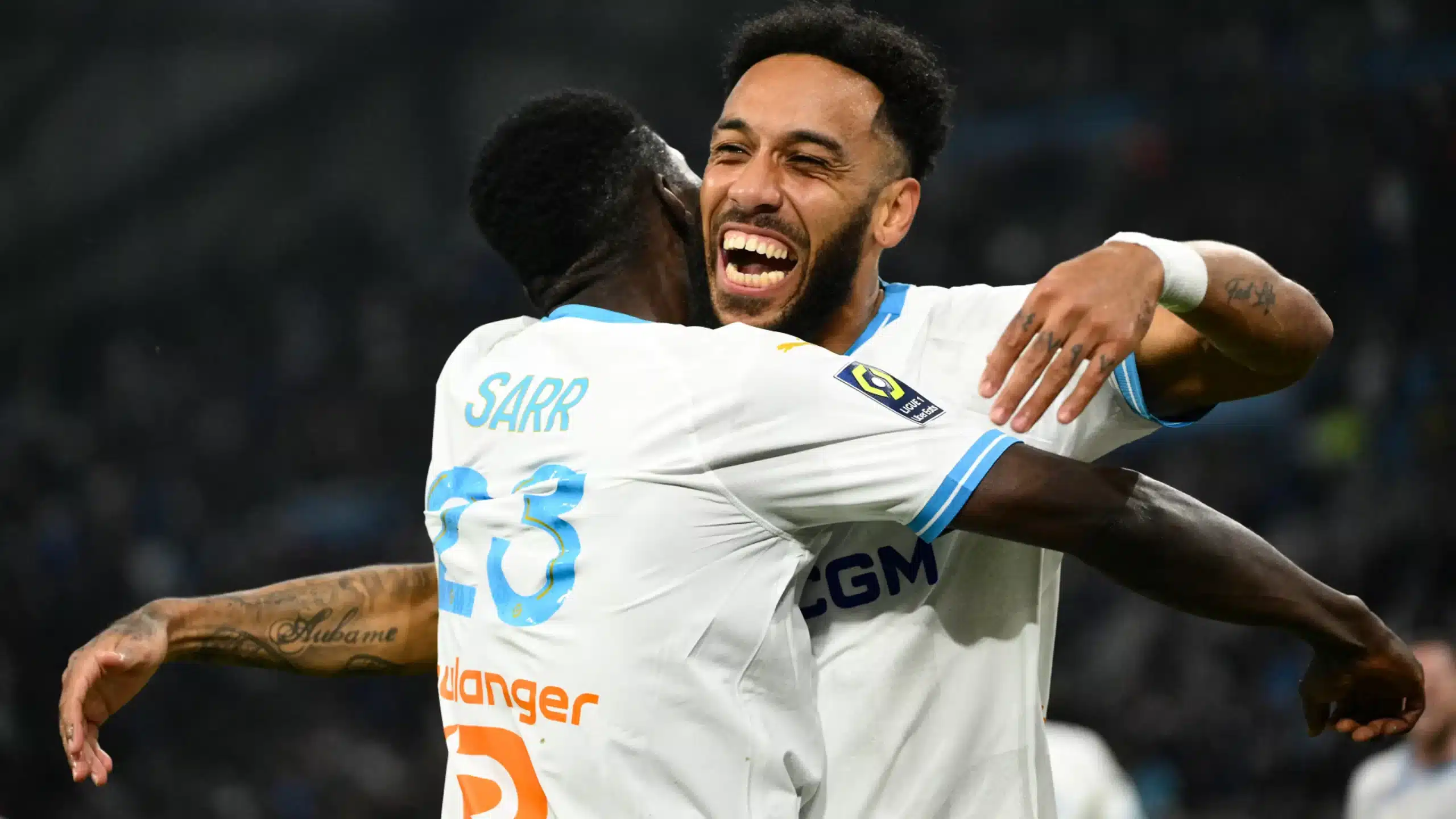 Pierre-Emerick Aubameyang, double buteur et étoile de l’OM contre Nantes