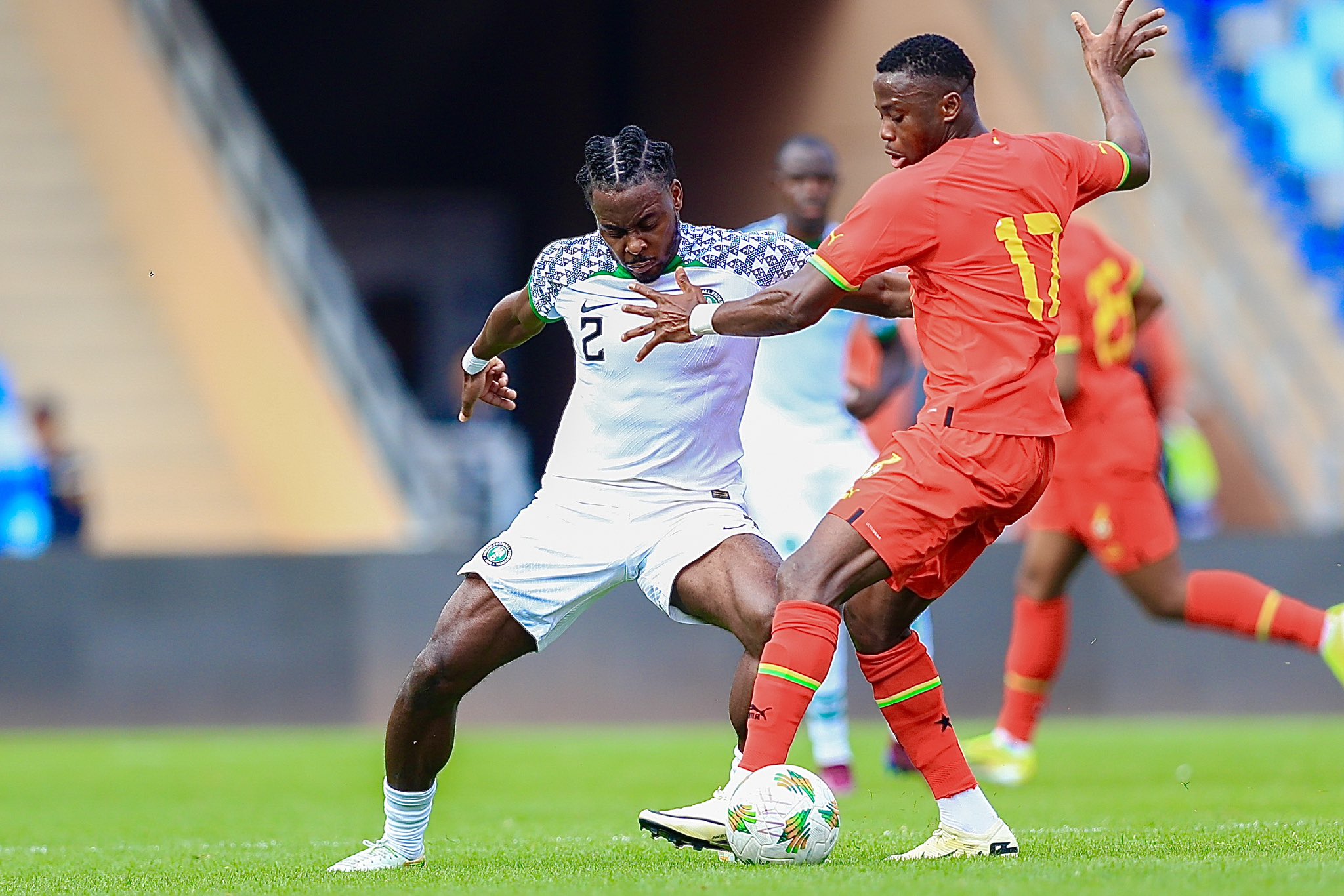 Victoire des Super Eagles du Nigeria contre les Black Stars du Ghana à Marrakesh