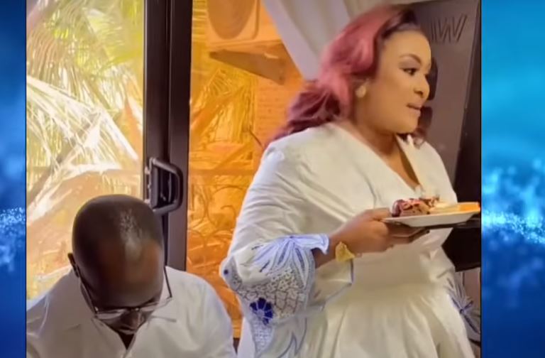 Anniversaire de son mari : Le geste de Adja pour son époux…(vidéo)