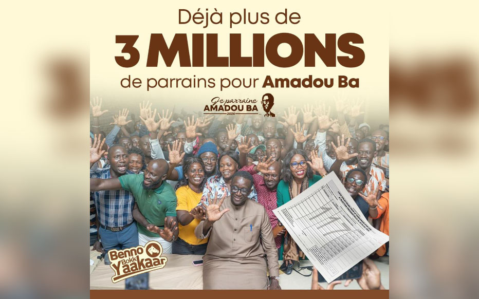 Présidentielle : Mais où sont donc passés les 4 millions de parrainages d’Amadou Ba ?