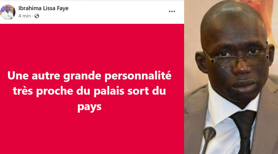 « Une autre grande personnalité très proche du palais sort du pays… », Ibrahima Lissa Faye menacé après ses…