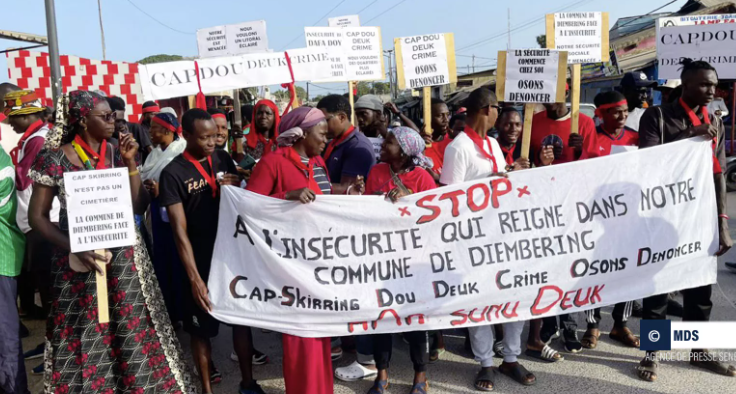 Cap Skirring: Des habitants marchent contre l’insécurité (vidéo)