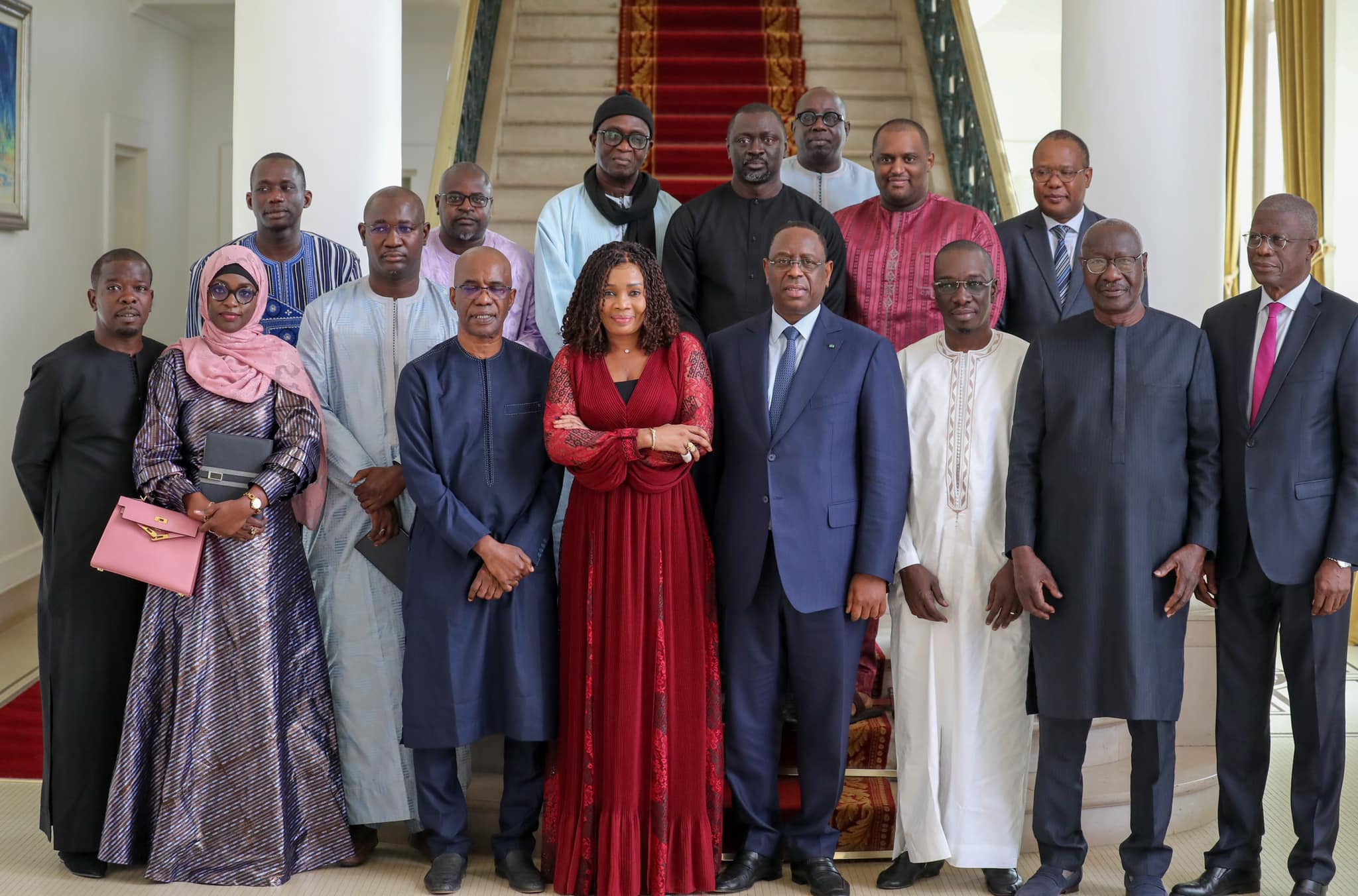 Palais: La rencontre entre Macky Sall avec les patrons de presse en images