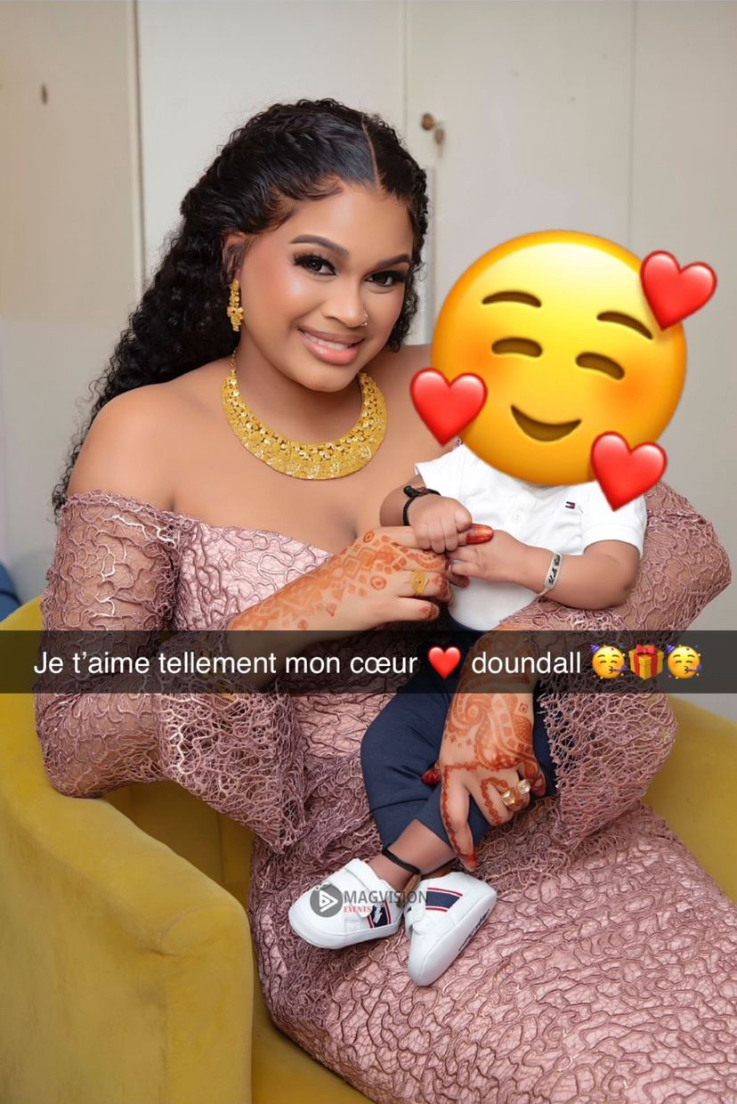 Marie Louise Diaw affiche pour la première fois la photo de sa grossesse et de son fils