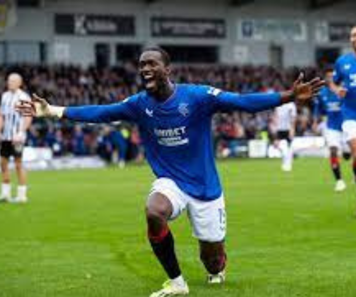 Abdallah Sima, l’attaquant sénégalais des Rangers, blessé en demi-finale contre Heart of Midlothian