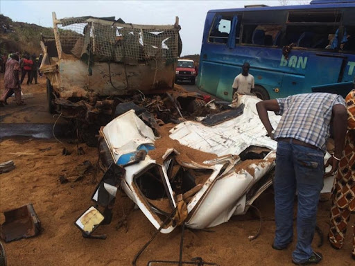 Bassirou Diomaye Diakhar Faye intensifie la lutte contre les accidents routiers à Yamong, Sénégal