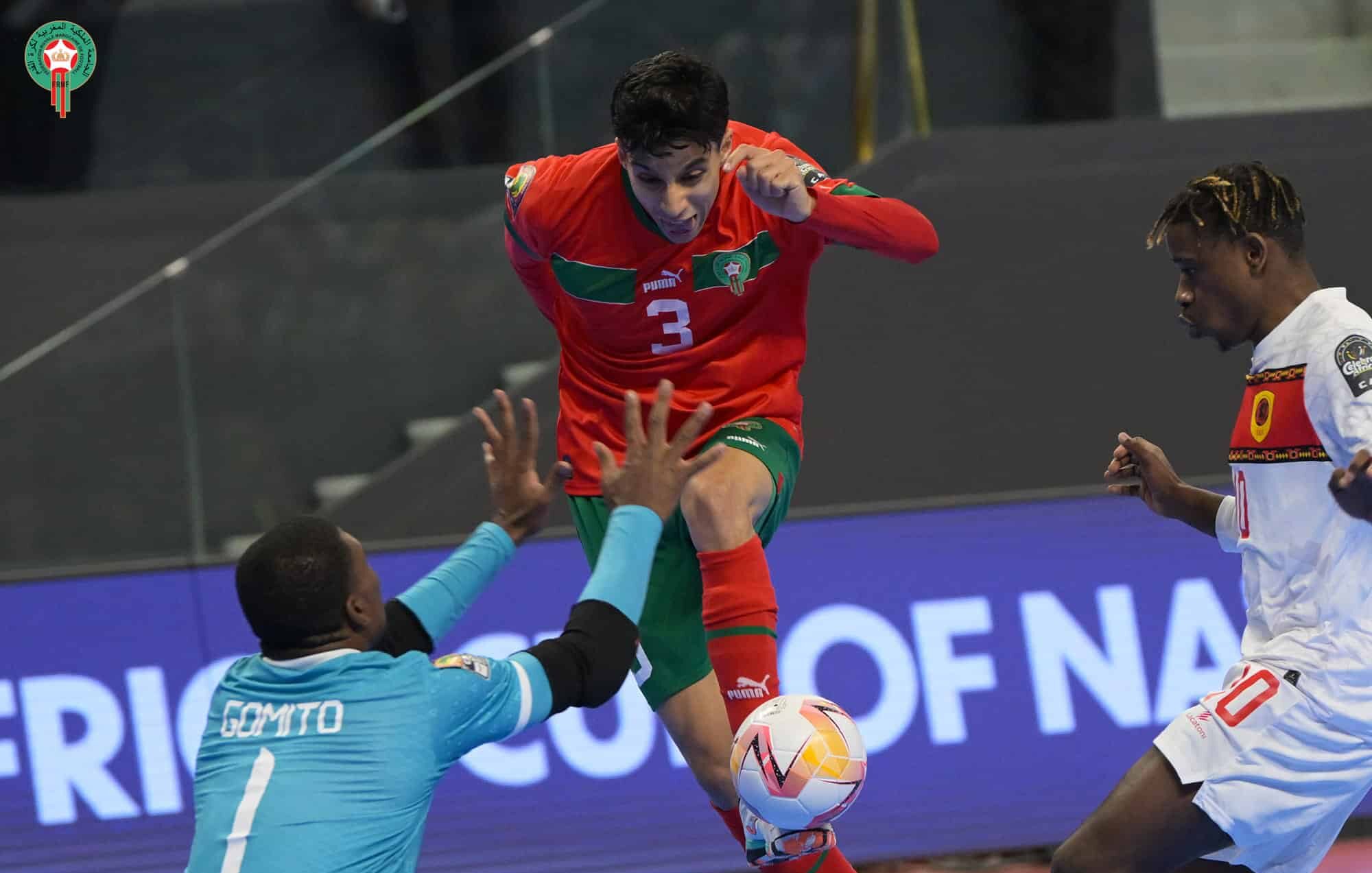 Choc des Titans à Rabat: Maroc vs Libye et Egypte vs Angola en demi-finales de la CAN Futsal