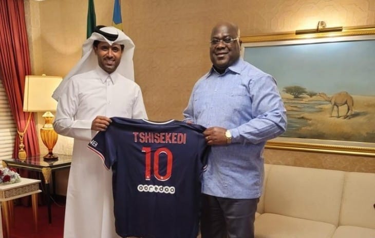 La RD Congo en lice pour l’organisation du Trophée des champions, discussions en cours entre Félix Tshisekedi et Nasser Al-Khelaïfi