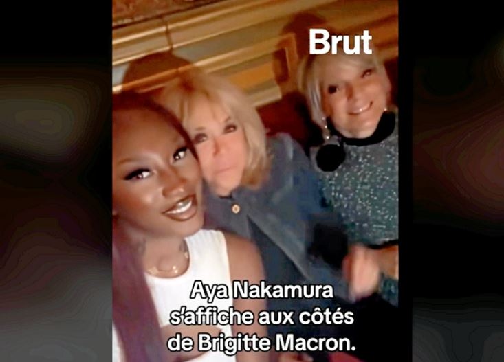 Aya Nakamura immortalise sa rencontre avec Brigitte Macron (vidéo)