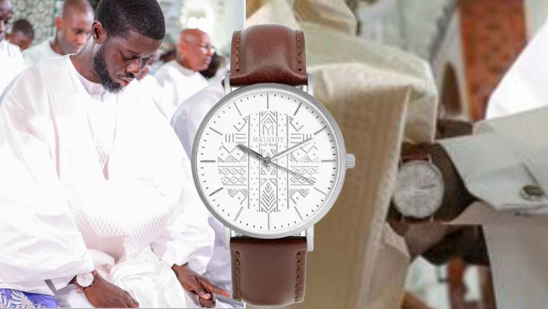 La montre de Diomaye Faye attire l’attention lors de la Korité : découvrez son prix et son origine (Photos)