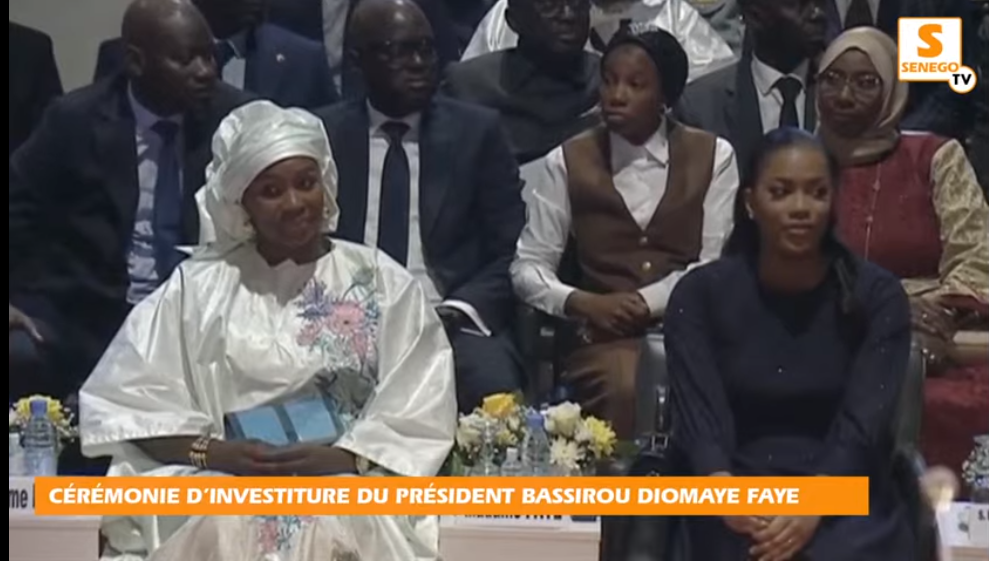Prestation serment Diomaye : Présence de ses deux épouses