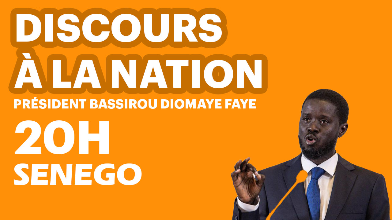 Message à la nation de Diomaye Faye à l’occasion de la fête de l’indépendance du 4 avril (Senego TV)