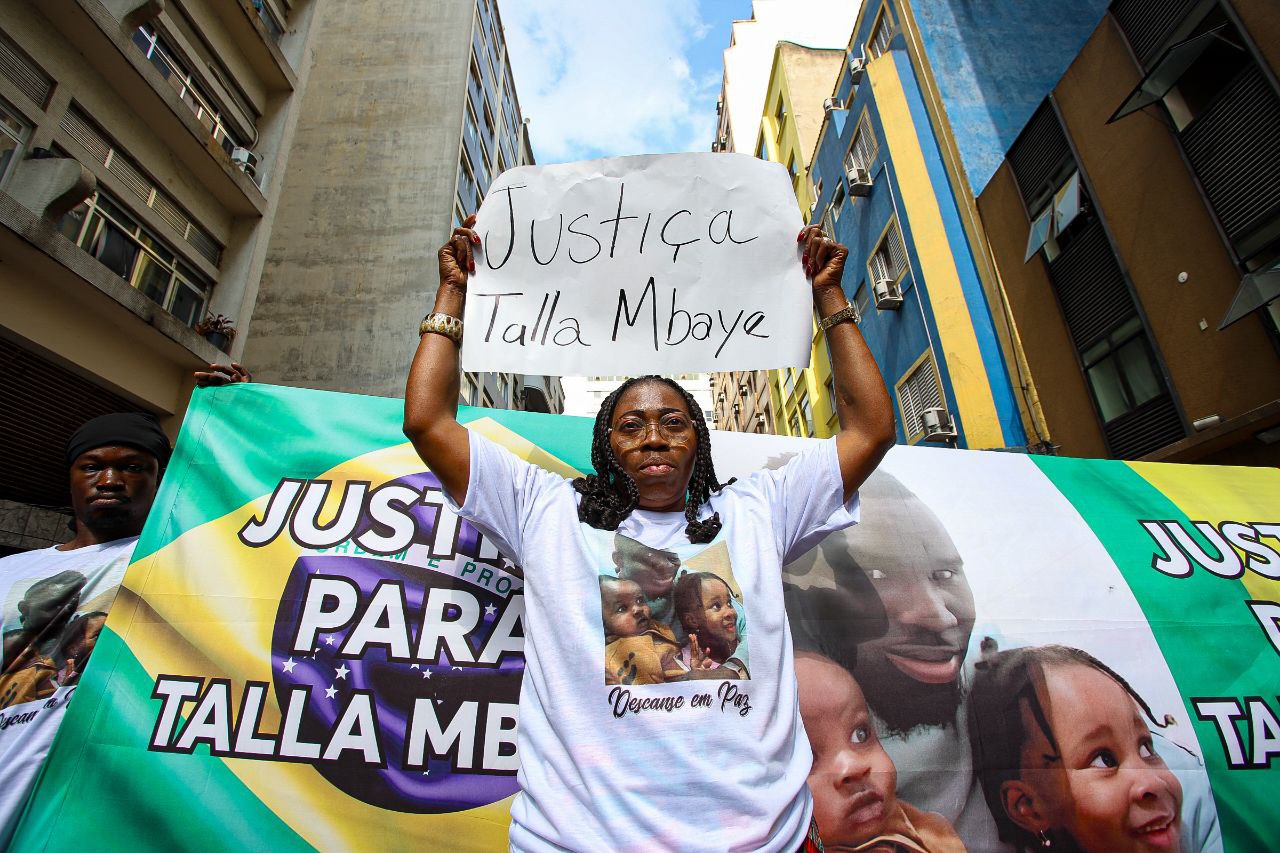 Brésil : Des Sénégalais manifestent leur colère contre la Police après la mort de Talla Mbaye (vidéo)