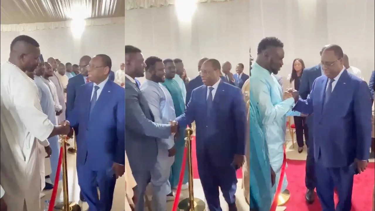 Alors qu’ils devaient être décorés par Macky Sall, deux célèbres lutteurs se sont bagarrés au palais (vidéo)