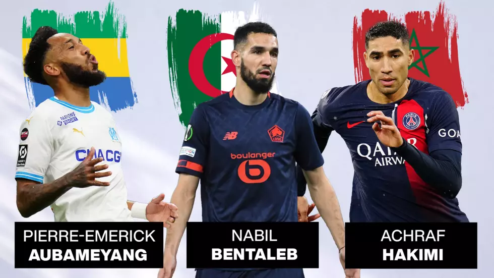 (3) Photos – Finalistes du Prix Marc-Vivien Foé 2024: Aubameyang, Bentaleb et Hakimi en compétition pour le meilleur footballeur africain en Ligue 1