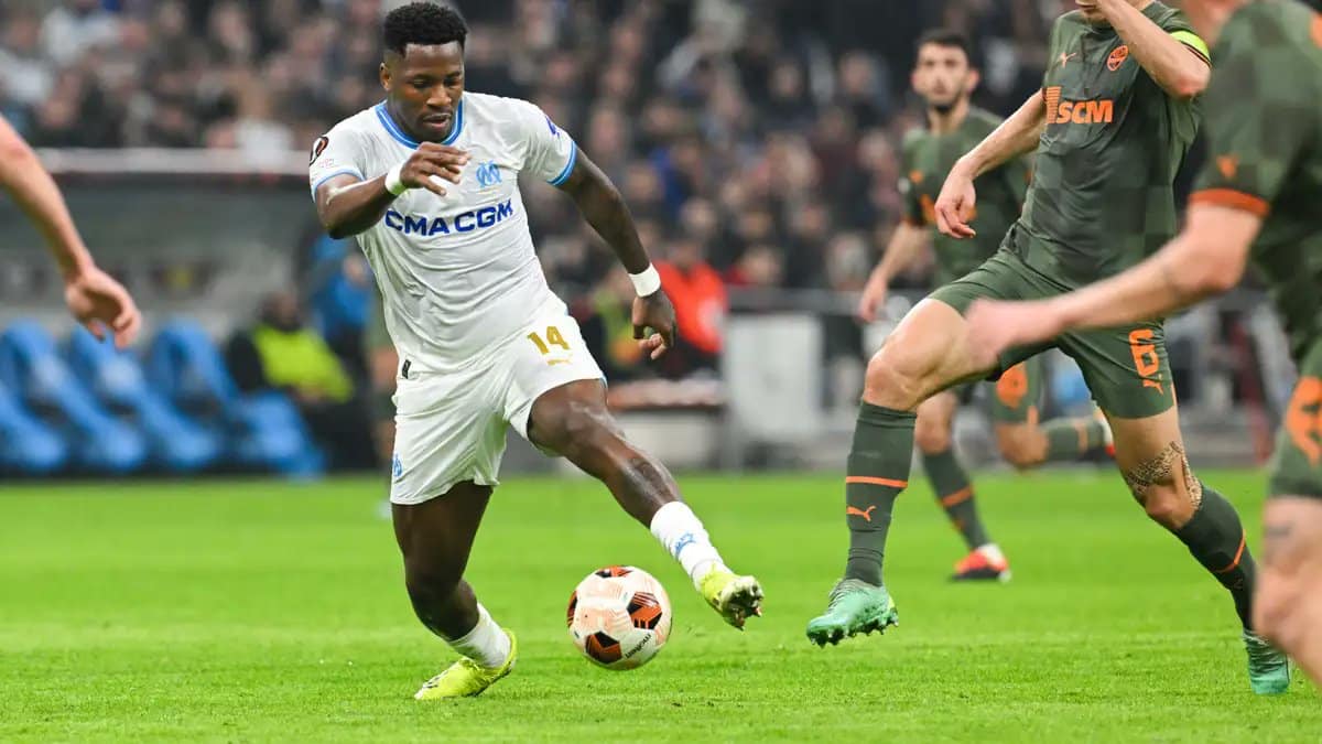 Faris Moumbagna confiant avant le match retour de la Ligue Europa entre Marseille et Atalanta en Italie