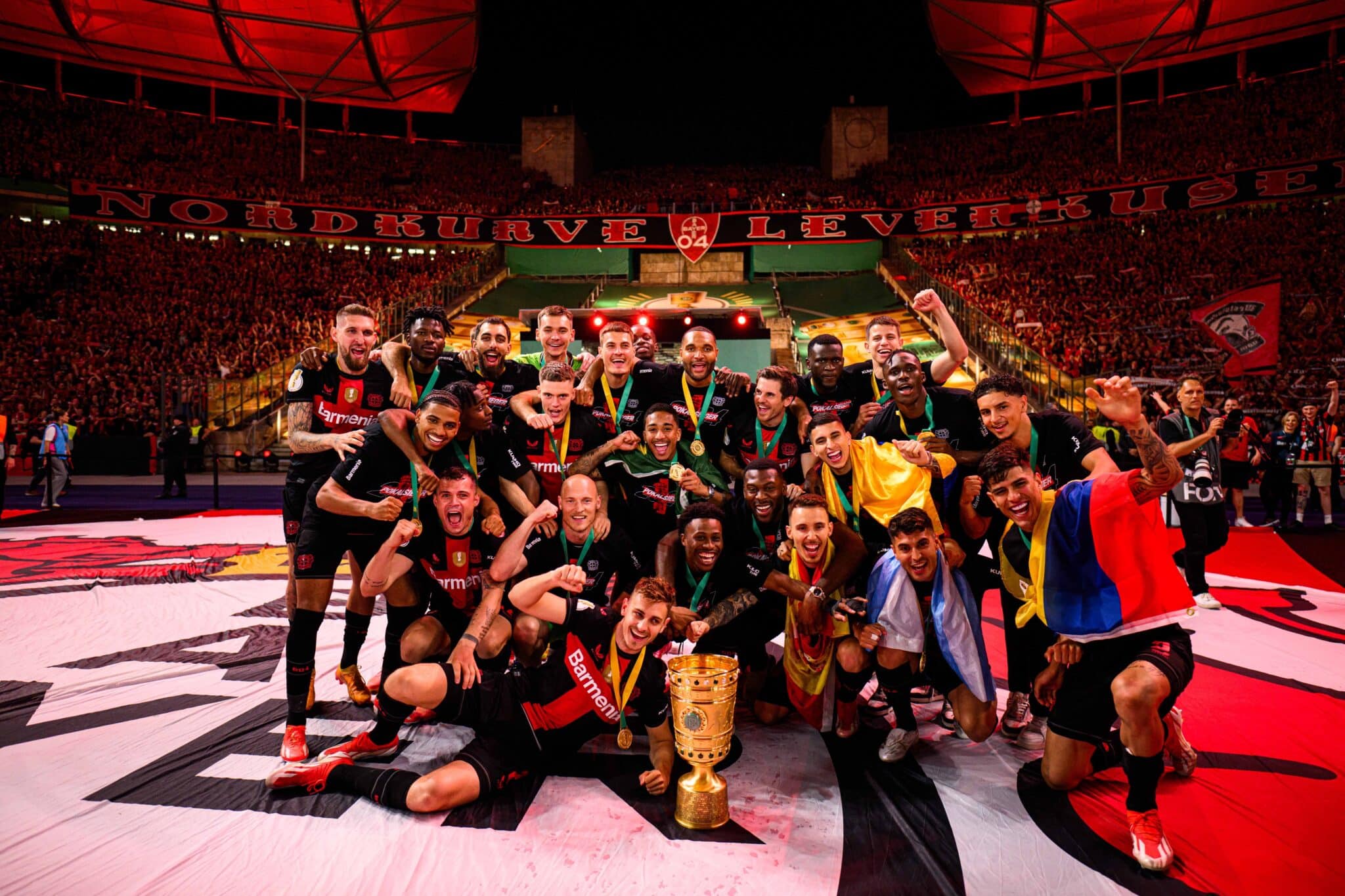 Le Bayer Leverkusen remporte la Coupe d’Allemagne contre Kaiserslautern malgré l’expulsion de Kossounou à Berlin