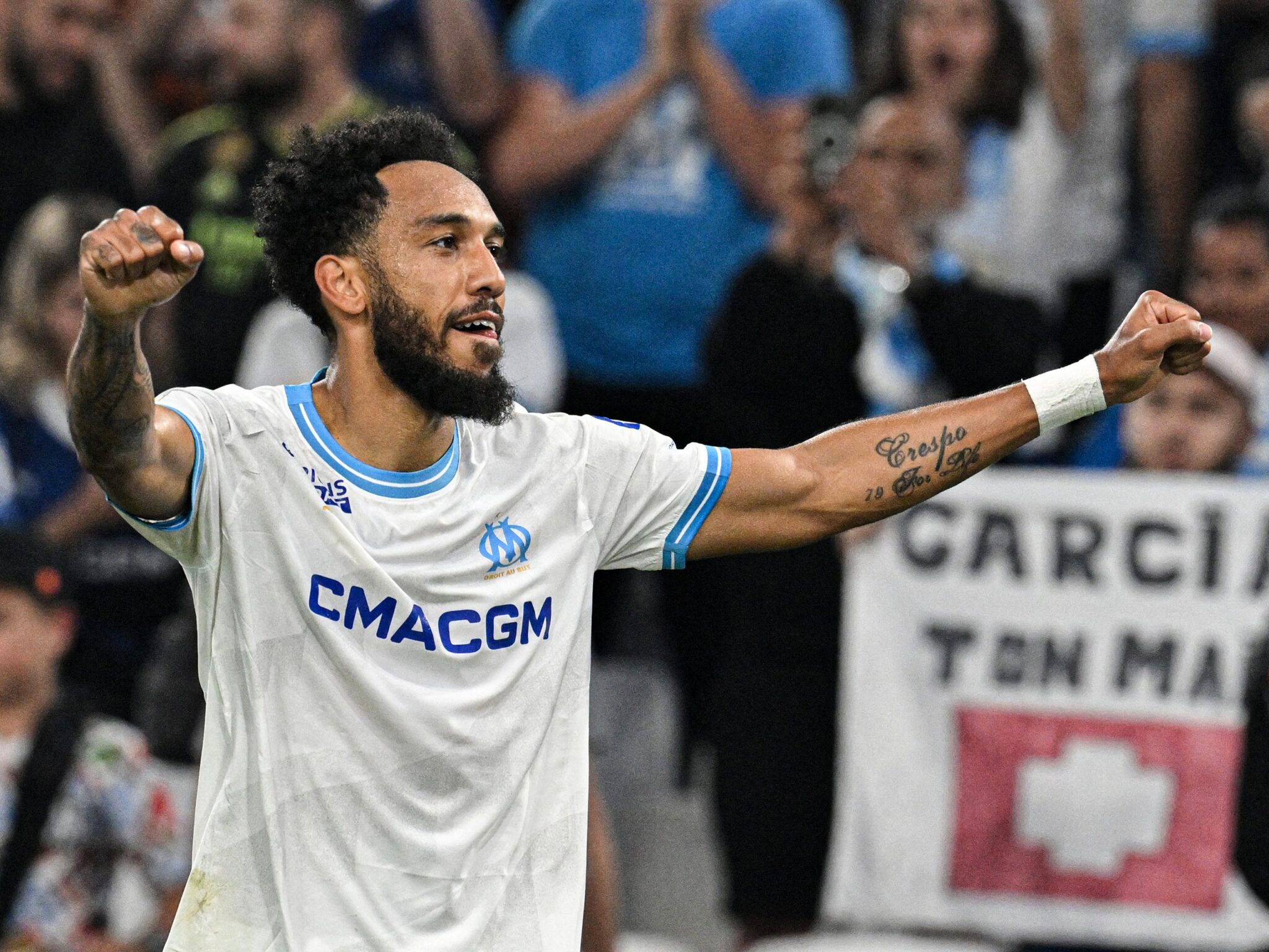 Pierre-Emerick Aubameyang marque deux buts et propulse l’Olympique de Marseille vers une possible qualification européenne