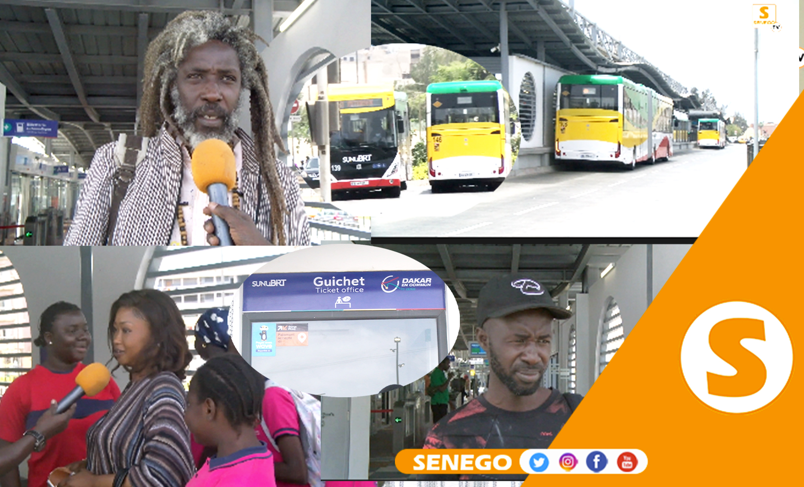 BRT : Les usagers satisfaits, Dieuwrigne Ndiassé propulse des ambitions au Bus (Senego TV)