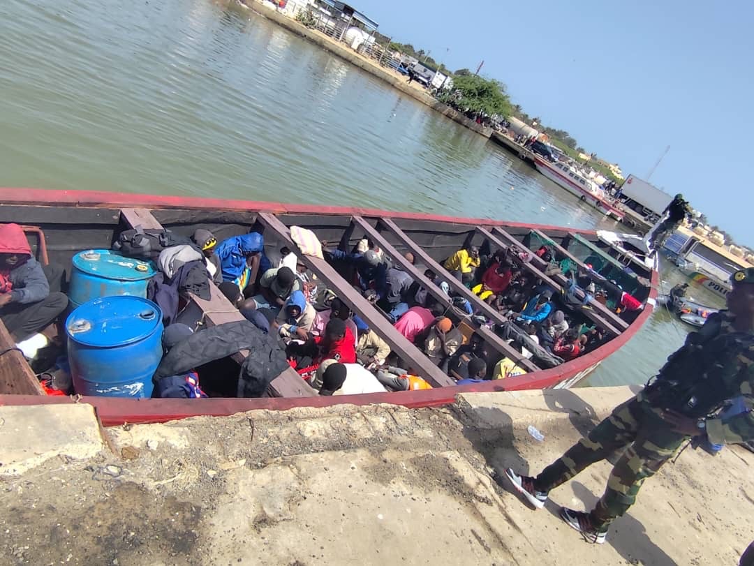 Immigration irrégulière:  67 migrants interceptés au large de Saint-Louis par la marine nationale (Photos)