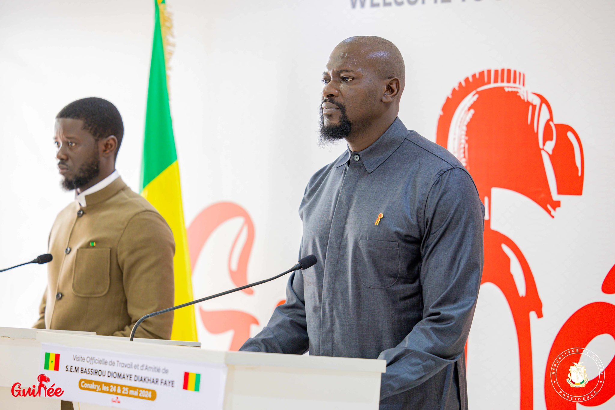 Mamadi Doumbouya : « Le Président Bassirou Faye et moi partageons la même vision face aux défis actuels … »