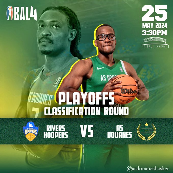 BAL 2024 : L’AS Douanes bat Rivers Hoopers et affronte le Petro de Luanda en quart de finale …