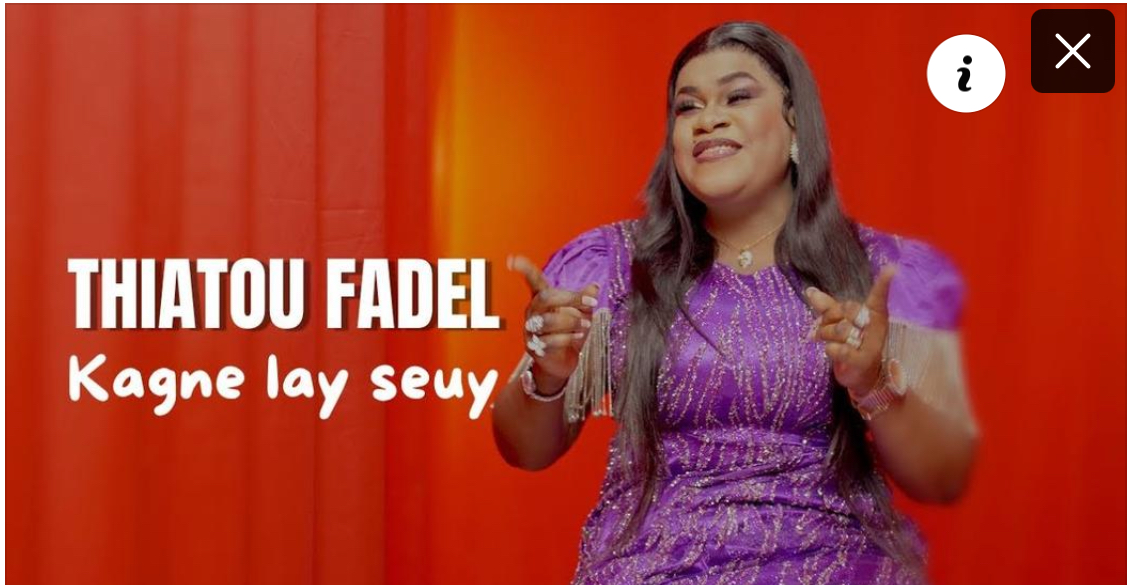 « Kagne Lay Seuy » Thiatou Fadel rend hommage à Omar Pene (video)