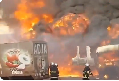 Incendie à Patisen: le Ministre du Commerce sur les lieux avec ..