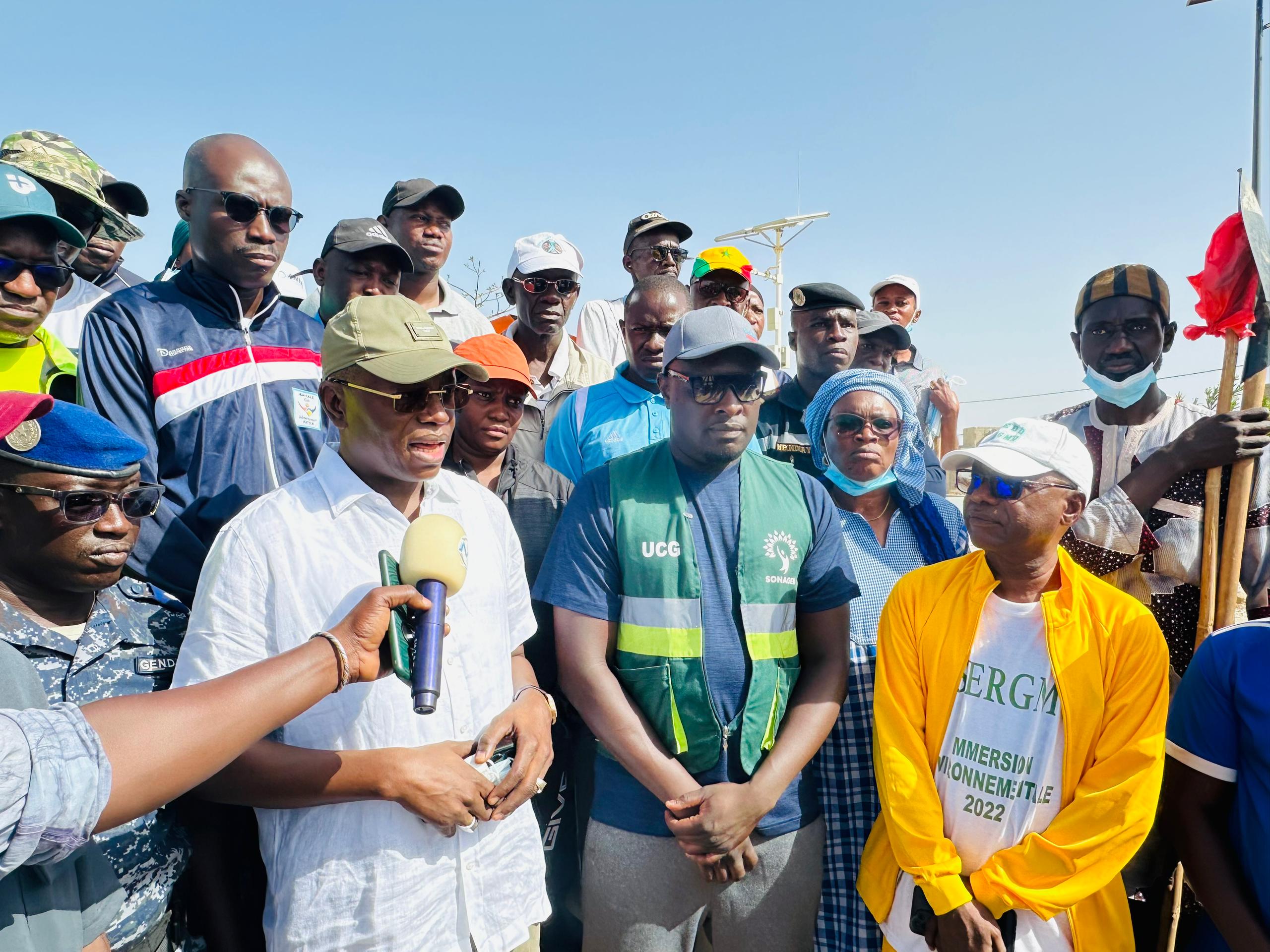 Setal Sunu Réew : A Fatick, le maire Matar Ba s’active avec le Secrétaire d’Etat Chérif Diouf (photos)