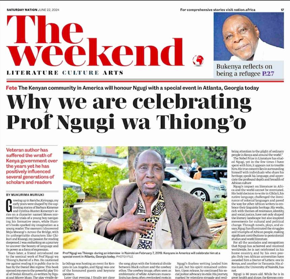 Découvrez l’hommage exceptionnel à Ngugi wa Thiong’o à Atlanta