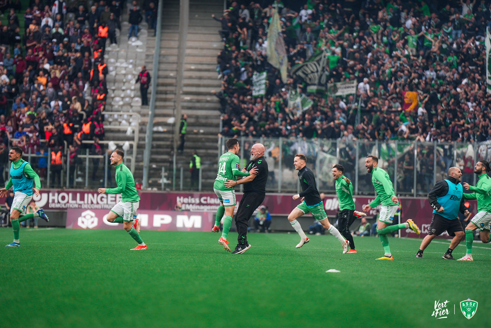 Le retour de Saint-Étienne en Ligue 1 après un match intense