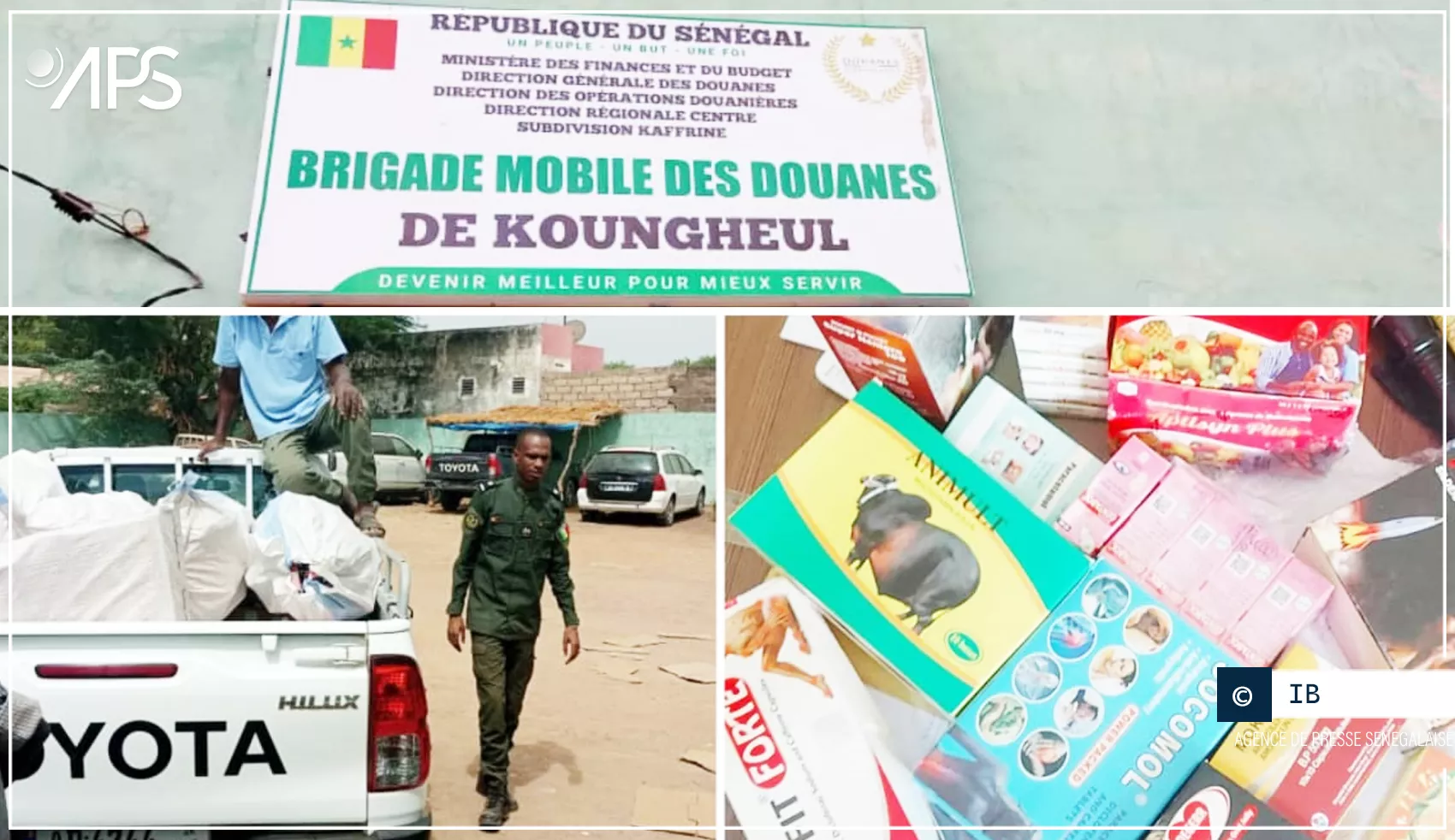 Saisie de 392 kilogrammes de faux médicaments d’une valeur de plus de 73 millions FCFA à Koungheul