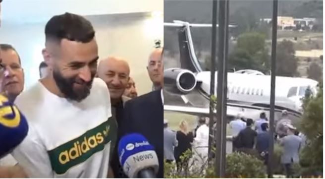 Algérie : L’accueil réservé à Karim Benzema…(vidéo)