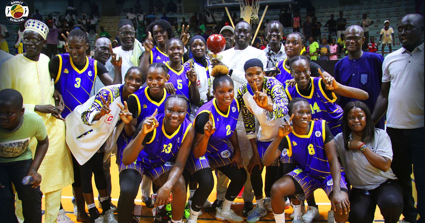 Basket Féminin LASC Ville de Dakar sacrée championne du Sénégal