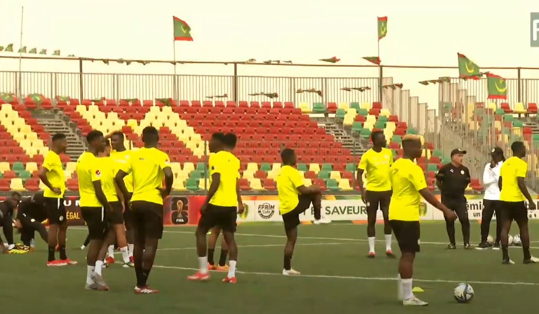 Elim. Mondial 2026 – Mauritanie vs Sénégal: Revivez la dernière séance d’entrainement des Lions