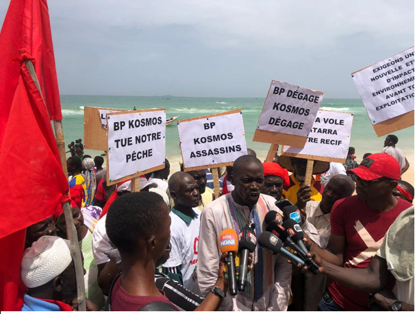 Manifestations à Saint-Louis : les pêcheurs dénoncent les actions de BP et Kosmos