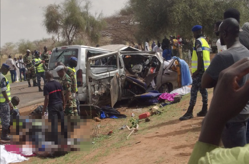 Un [autre] tragique accident de la route fait 11 morts ce lundi à Ndande, dans la région de Louga