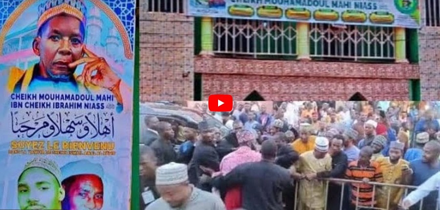 Yaoundé : Le Khalife Cheikh Mahi Ibrahima Niass visite la Zawiya de Cheikh Awal Al Kâtib (Vidéo)